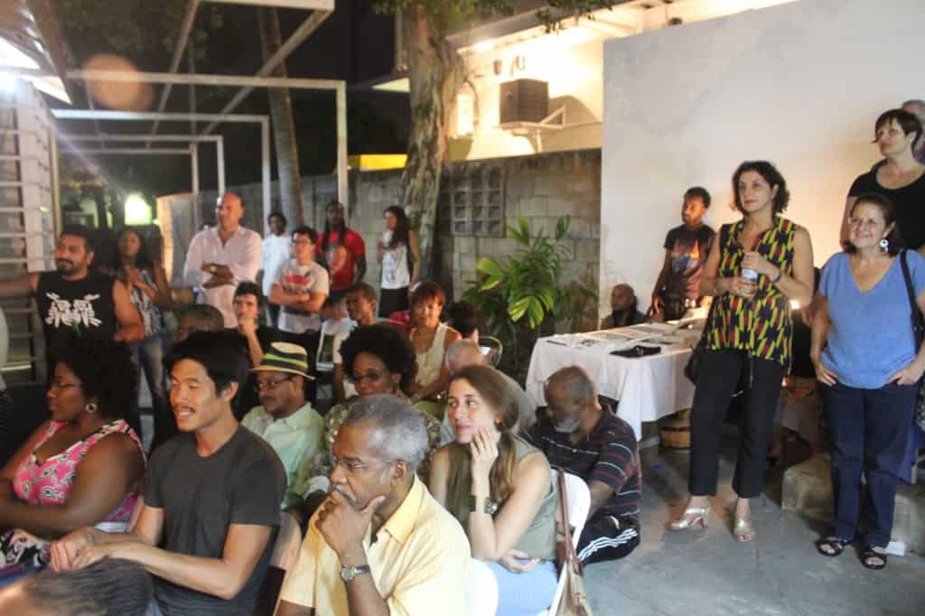 A cross-section of the attentive Alice Yard gathering.