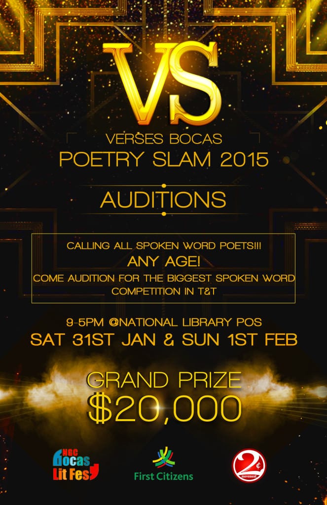 Verses auditions flyer